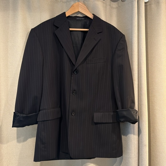 PTP 25 inches length 32 inches black pink striped jacket. - Picture 11 of 16